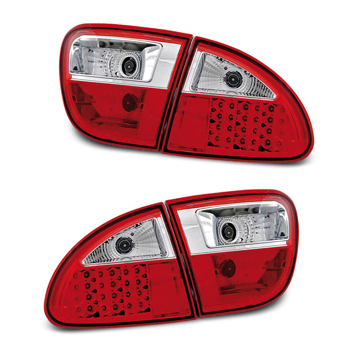 LED Rücklichter Rot Weiß passend für Seat Leon 04.99-08.04