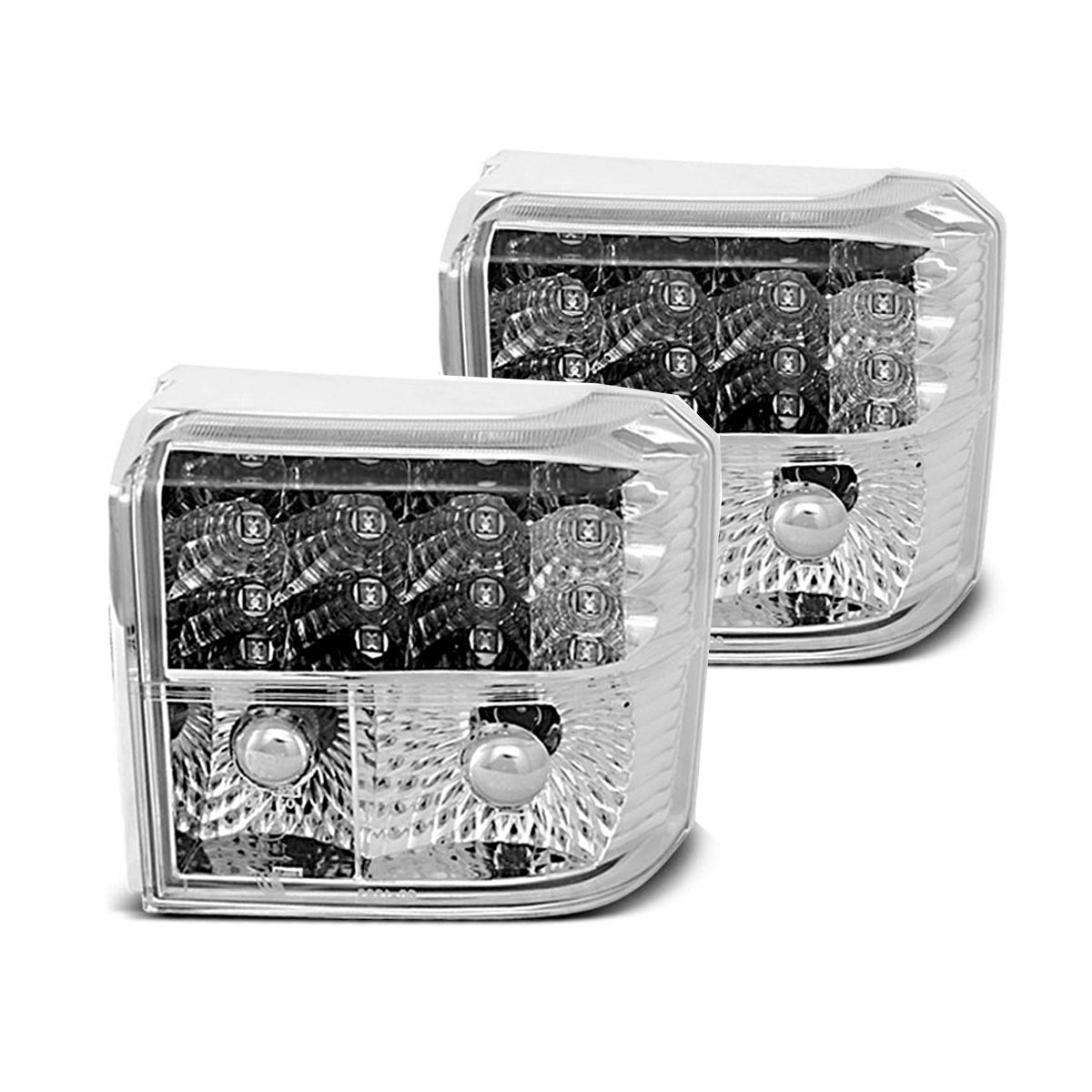 LED Rücklichter Chrom passend für VW T4 90-03.03