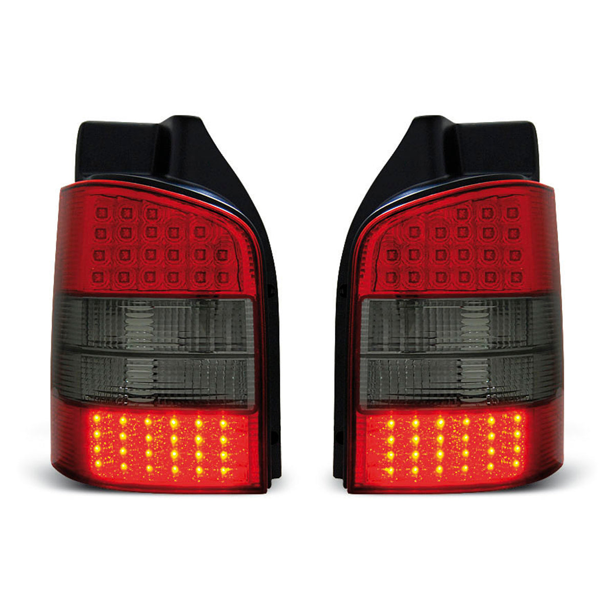 LED Rücklichter Rot Rauch passend für VW T5 04.03-09