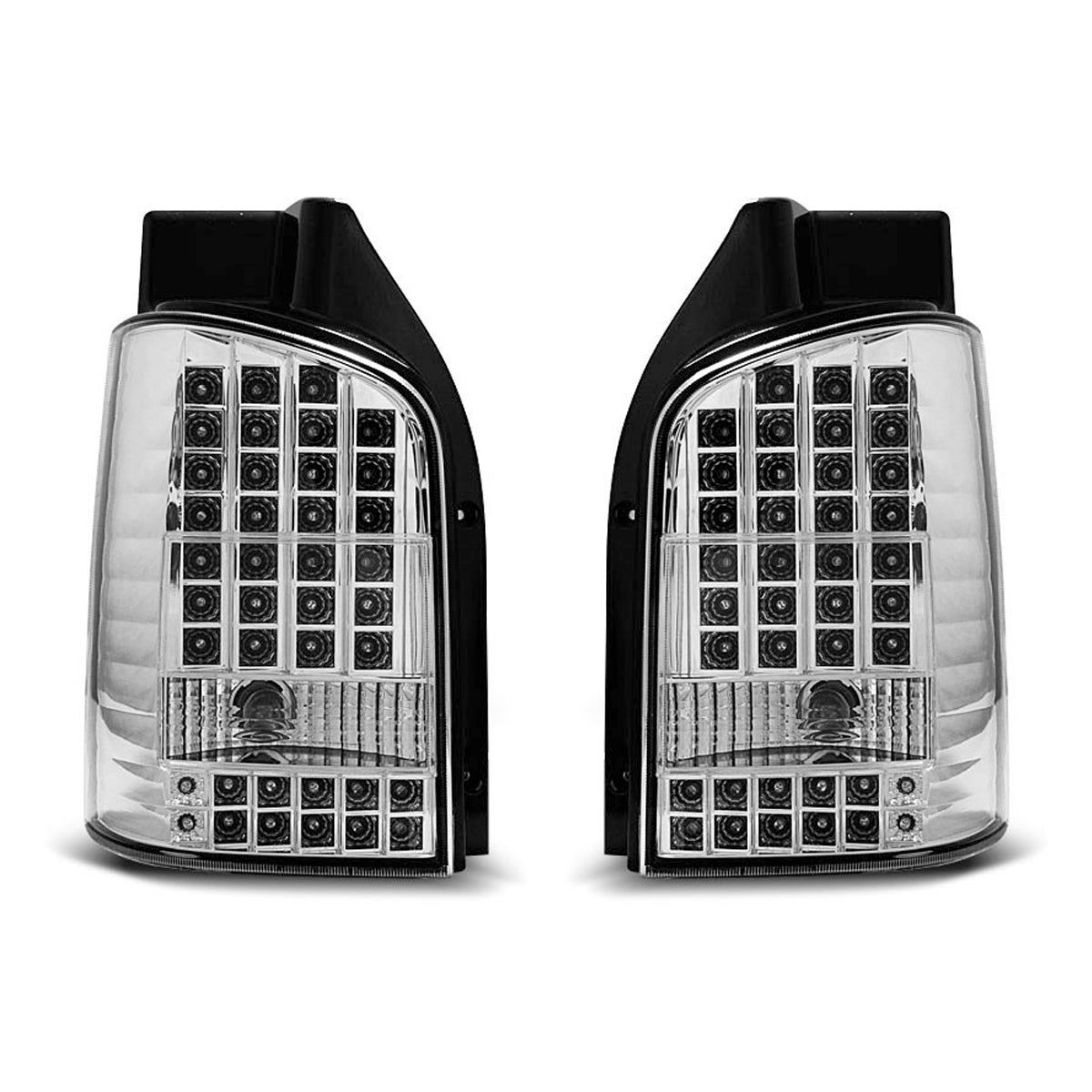 LED Rücklichter Chrom passend für VW T5 04.03-09