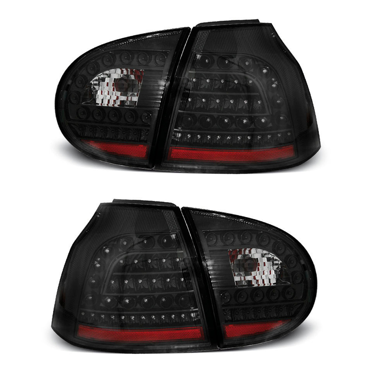 LED Rücklichter Schwarz passend für VW GOLF 5 10.03-09