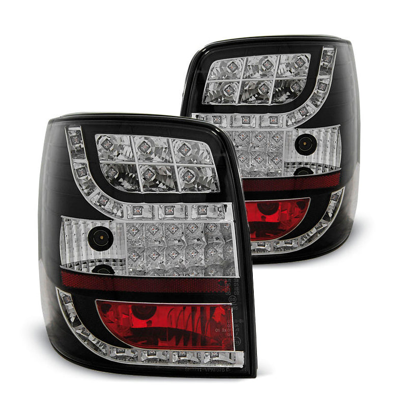LED Rücklichter Schwarz mit LED Blinker passend für VW Passat B5 96-00 Variant