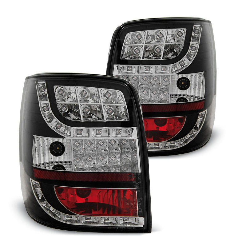 LED Rücklichter Schwarz mit LED Blinker passend für VW Passat 3BG 00-04 Variant