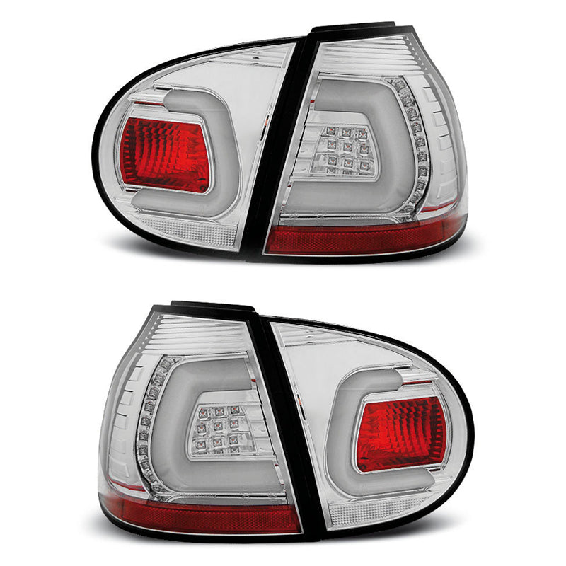 LED BAR Rücklichter Chrom passend für VW Golf 5 10.03-09