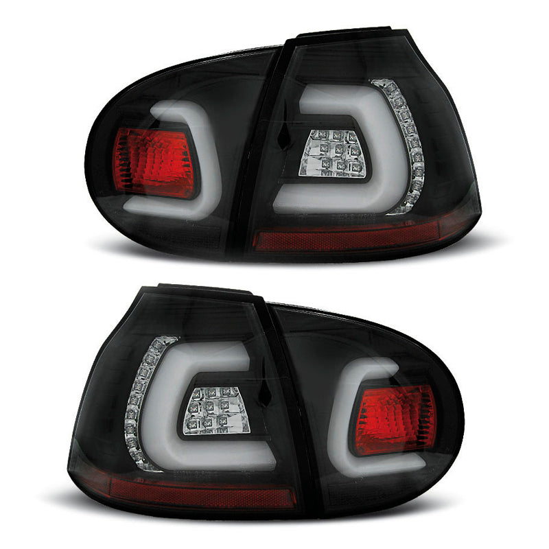 LED BAR Rücklichter Schwarz passend für VW Golf 5 10.03-09
