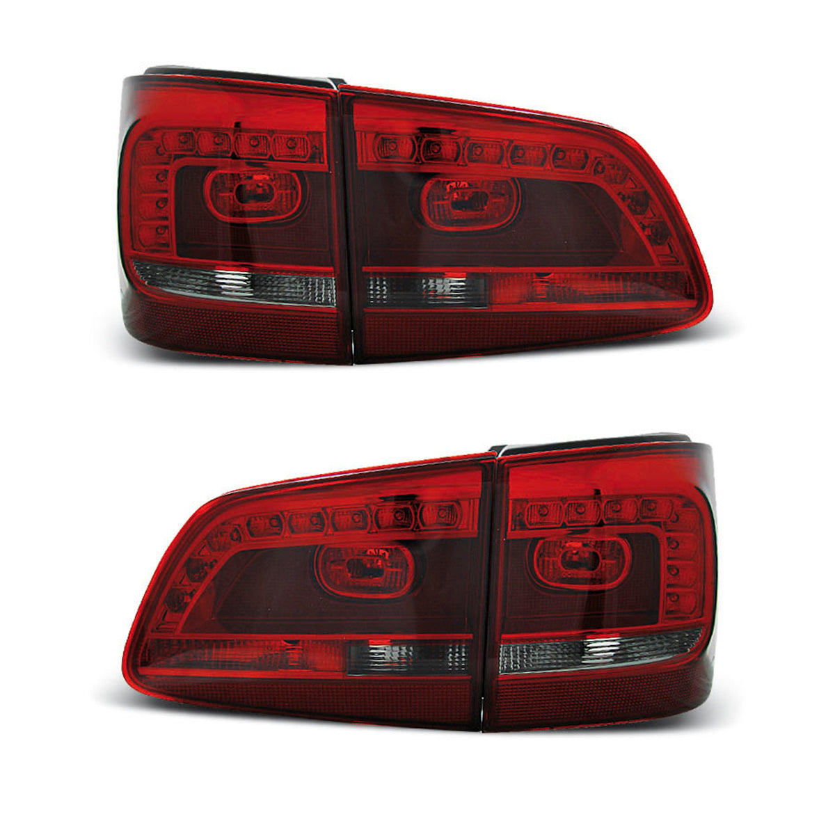 LED Rücklichter Rot Rauch passend für VW Touran 08.10-