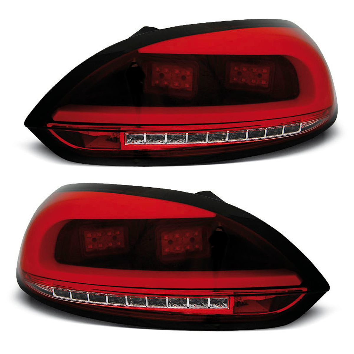 LED BAR Rücklichter Rot Weiß passend für VW Scirocco III 08-04.14