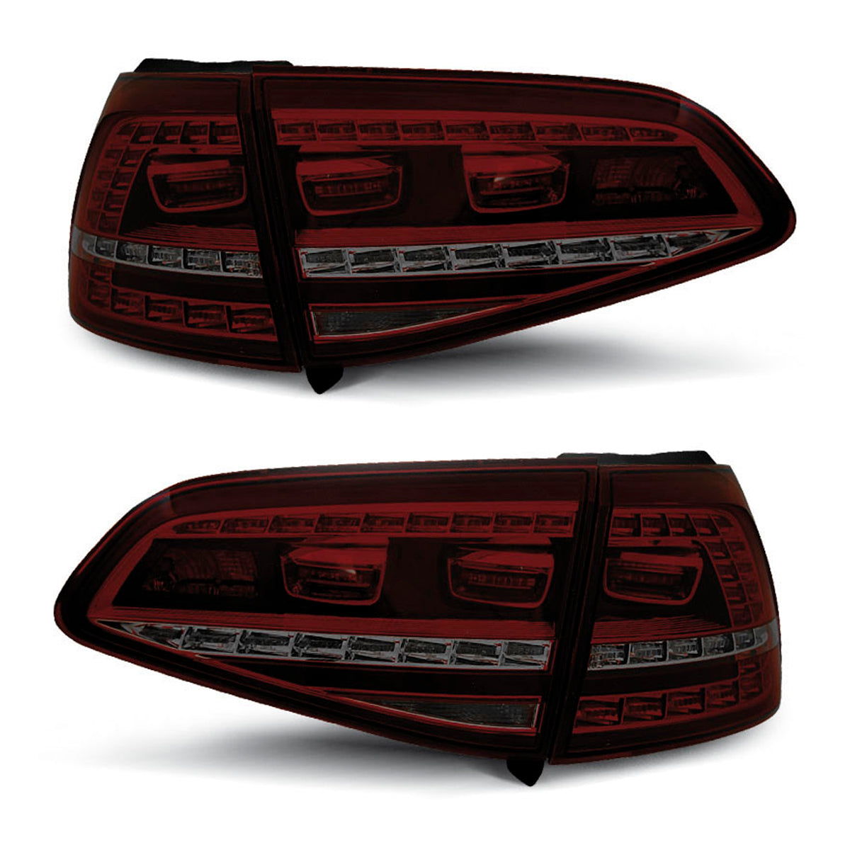 LED Rücklichter Sport Rot Rauch passend für VW Golf 7 13-17