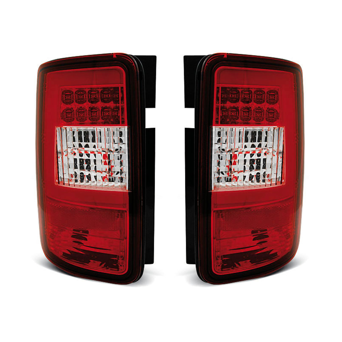 LED BAR Rücklichter Rot Weiß passend für VW Caddy 03-03.14
