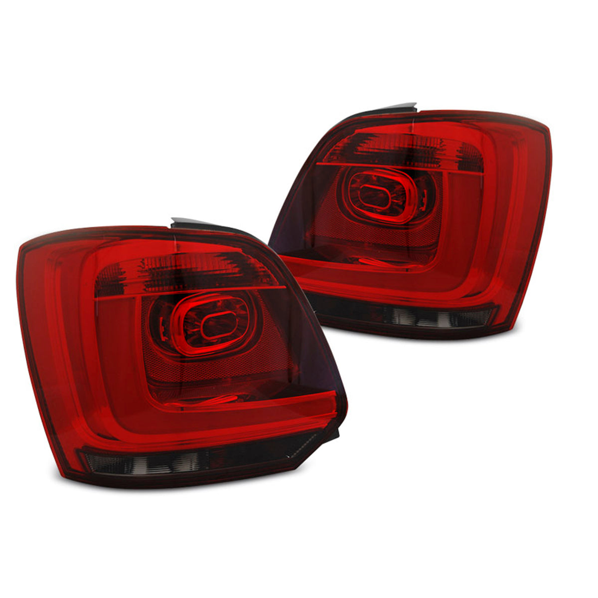 LED BAR Rücklichter Rot Rauch passend für VW POLO 09-14