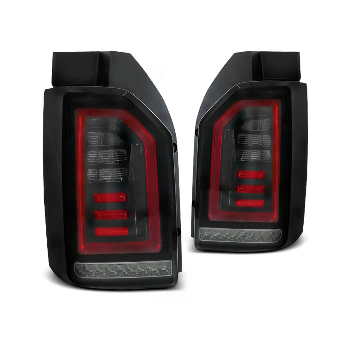 LED BAR Rücklichter Rauch Schwarz Rot passend für VW T6 15-19
