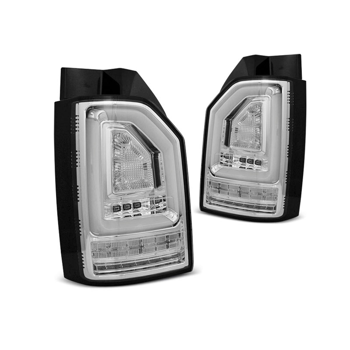 LED BAR Rücklichter Chrom SEQ passend für VW T6 15-19 OEM-Birne