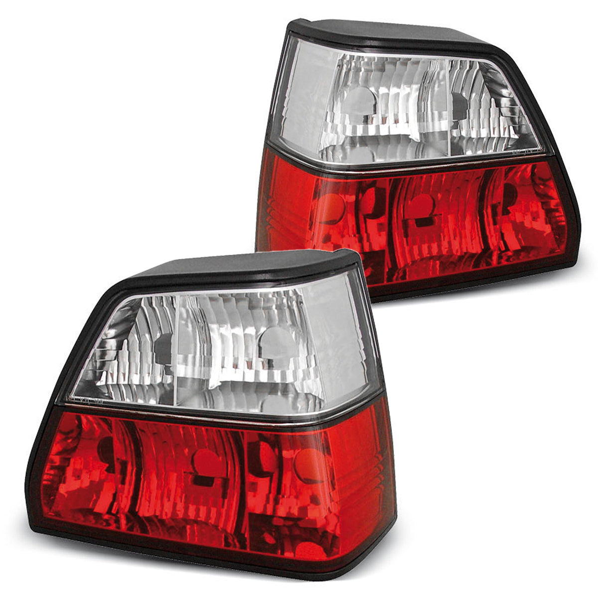 Rücklichter Rot Weiß passend für VW Golf 2 08.83-08.91