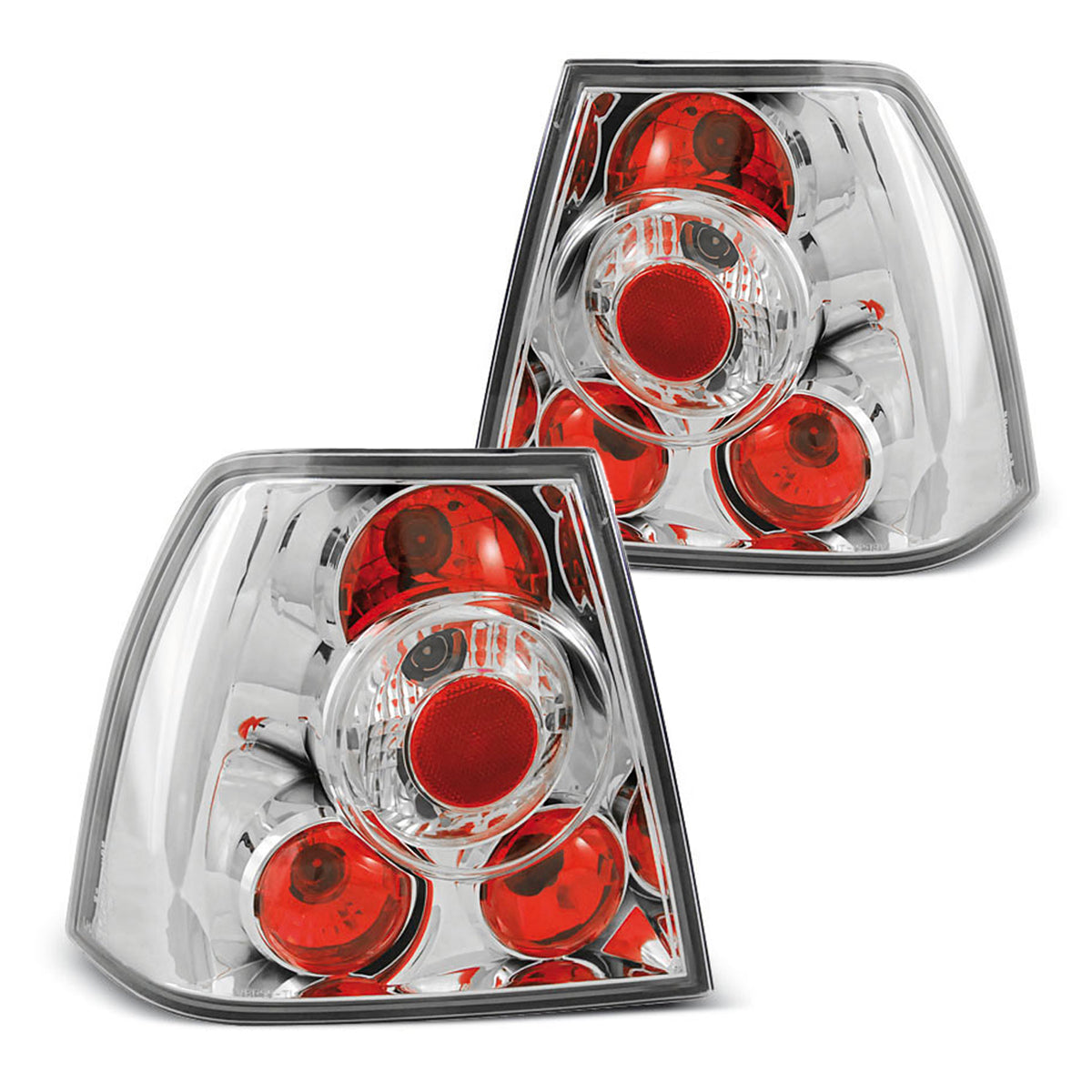 Rücklichter Chrom passend für VW Bora 09.98-07.05