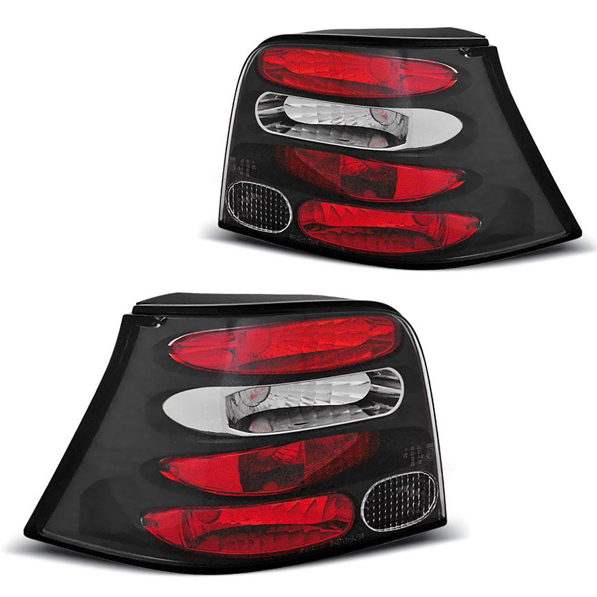Rücklicht Schwarz passend für VW Golf 4 09.97-09.03