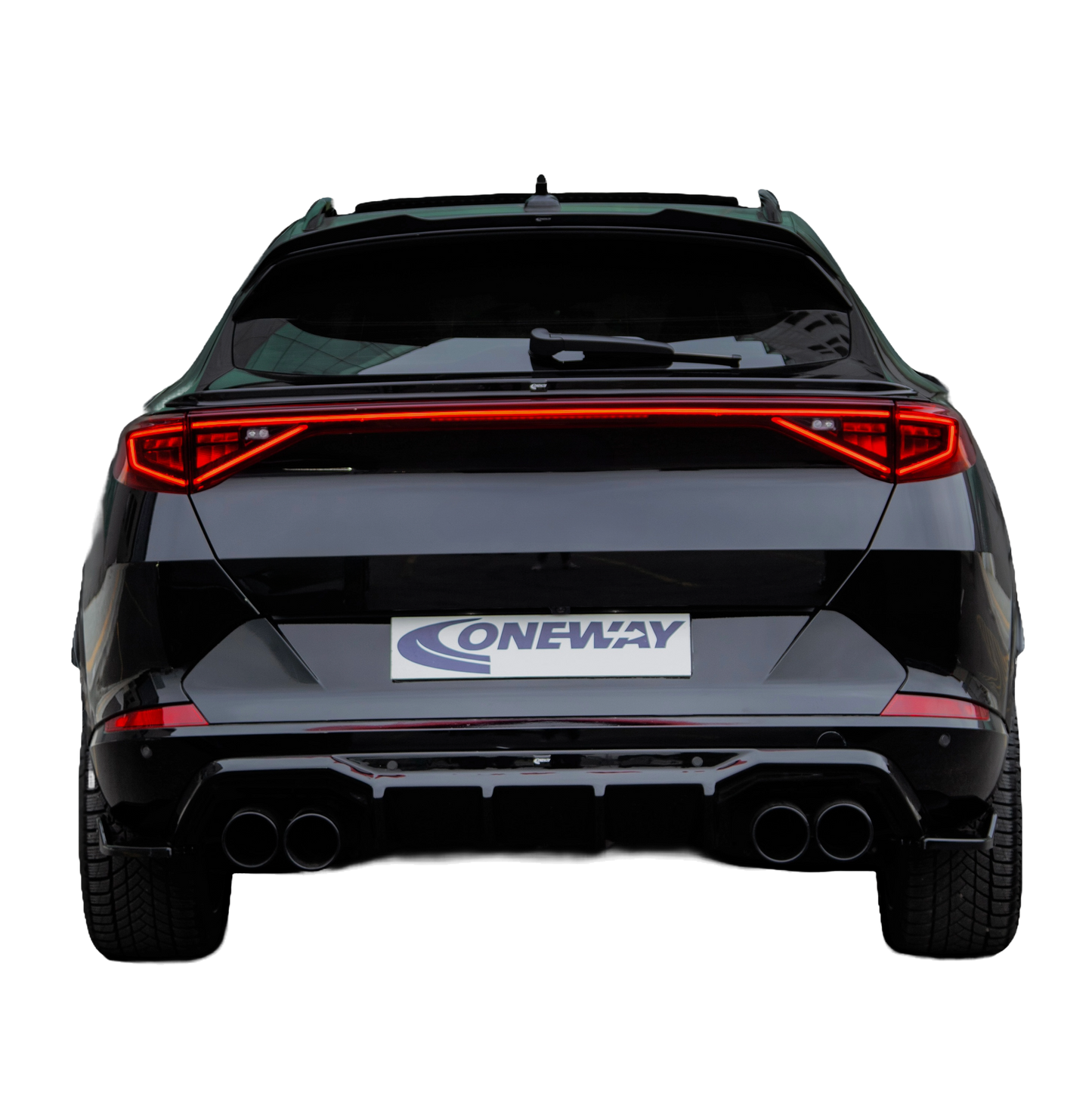 Kofferraumspoiler Hochglanz Schwarz passend für CUPRA Formentor Mk1 / Mk1 Facelift 2020+