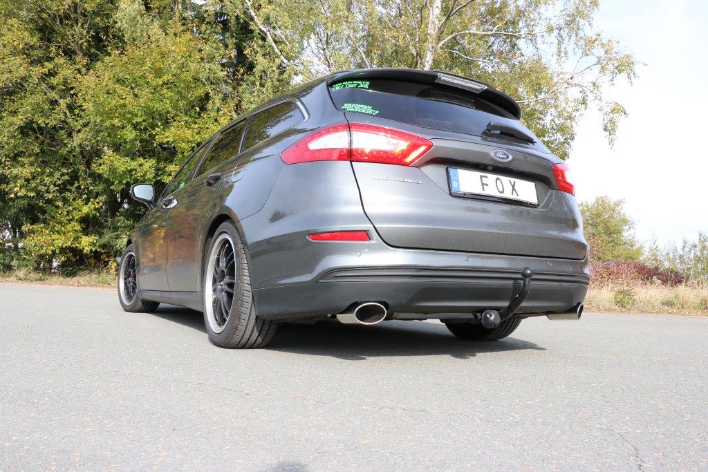 Mondeo V Schrägheck/ Turnier/ Stufenheck Endschalldämpfer quer Ausgang rechts/links - 115x85 Typ 38 rechts/links