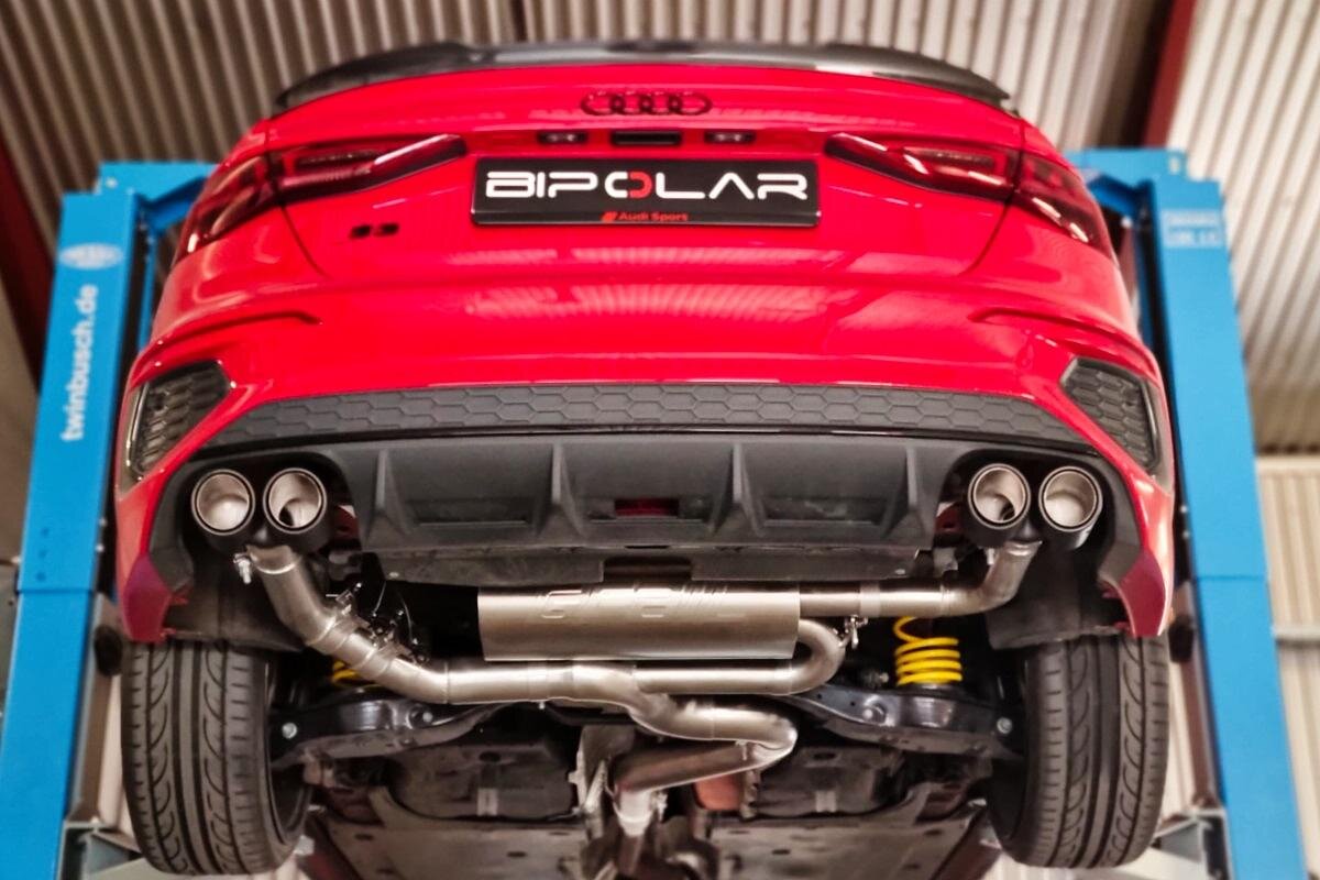 GRAIL Klappenabgasanlage | ECE | passend für Audi S3 8Y Limousine