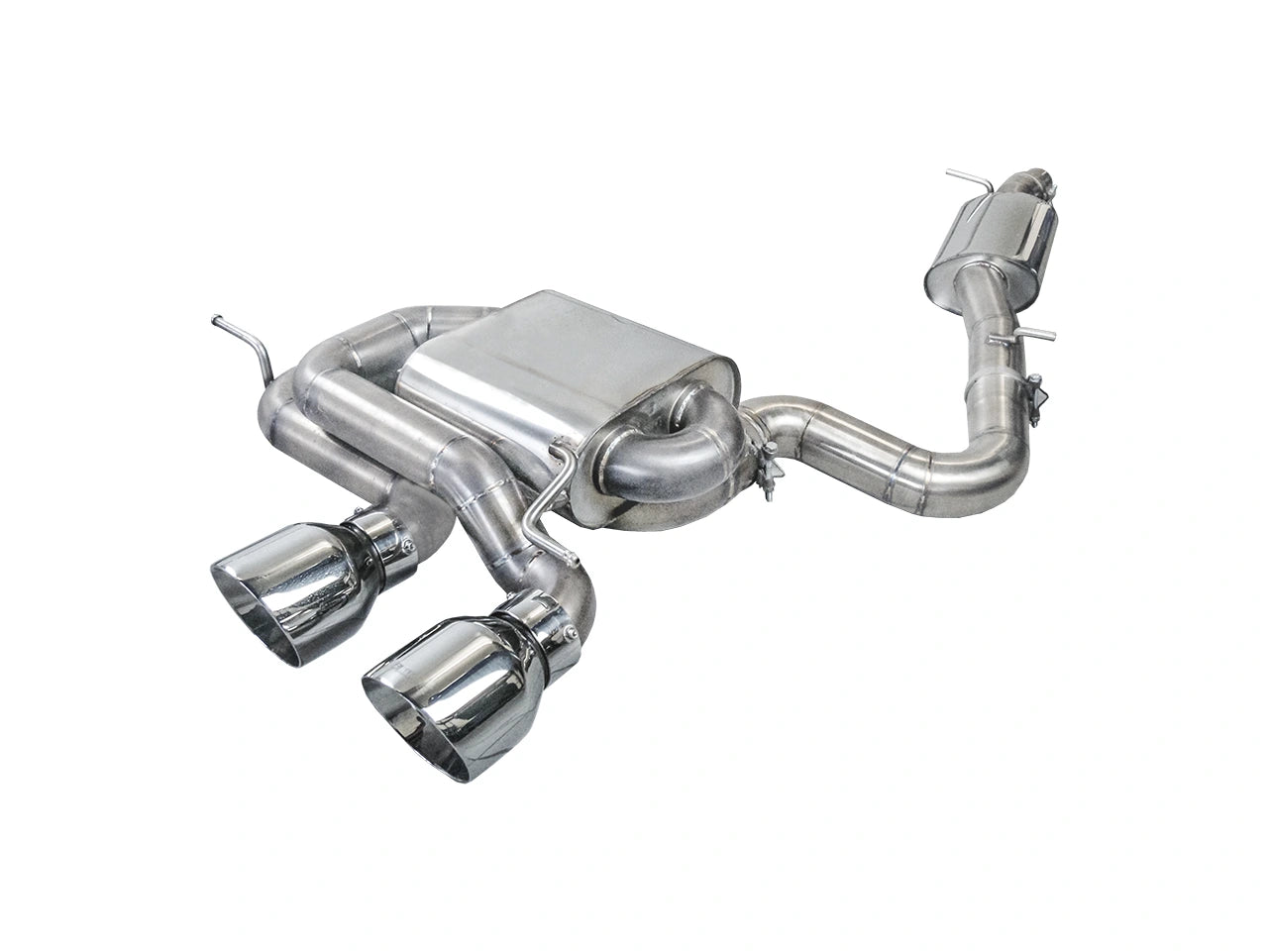 EGO-X Abgasanlage 3,5" VW Golf 5 R32, Golf 6 R (mit ECE*)