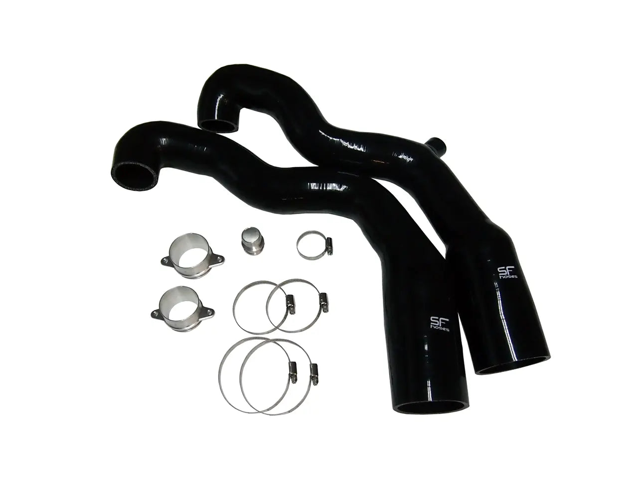 Silikon High Flow Ansaugschlauch-Kit Porsche 997.1 Turbo + GT2