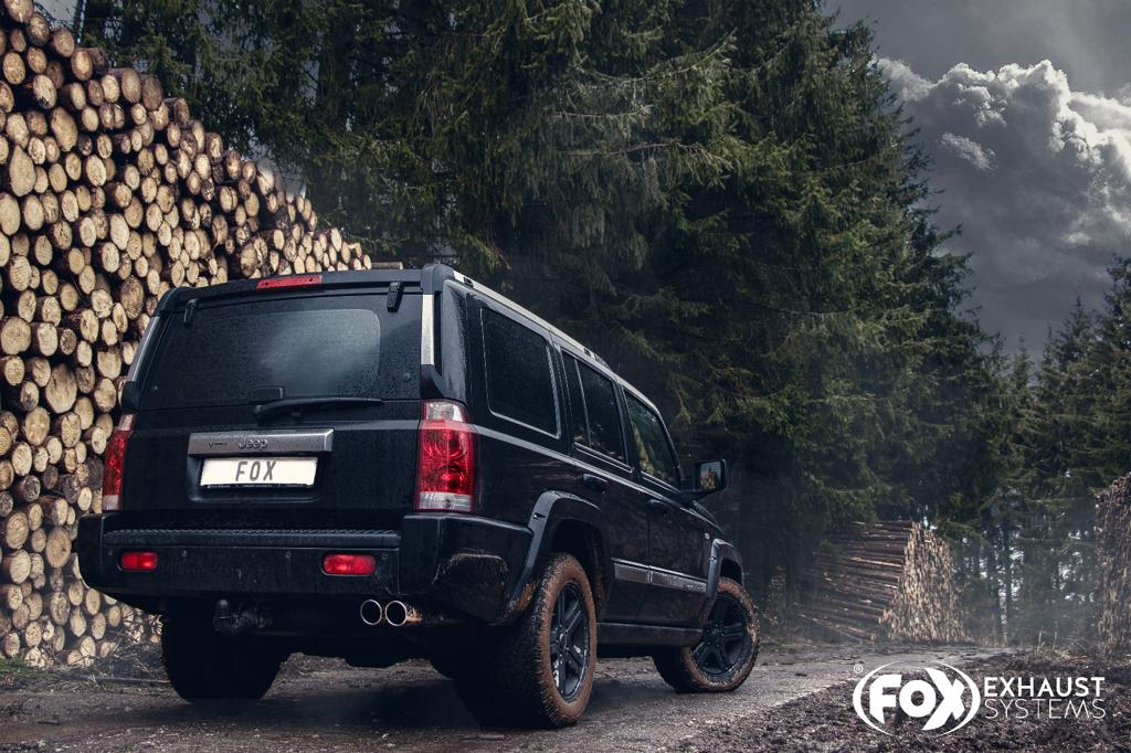 Jeep Commander Typ WH/ XK Endschalldämpfer - 2x90 Typ 16