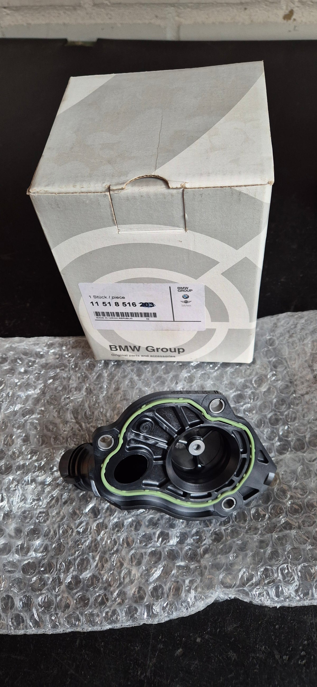 Thermostatgehäuse Kühlmittelflansch BMW Original GM Neu