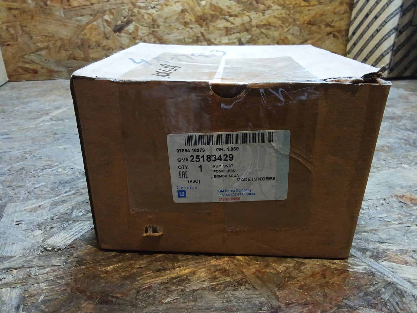 Opel Antara Chevrolet Nubira/ Cruze Wasserpumpe original GM NEU