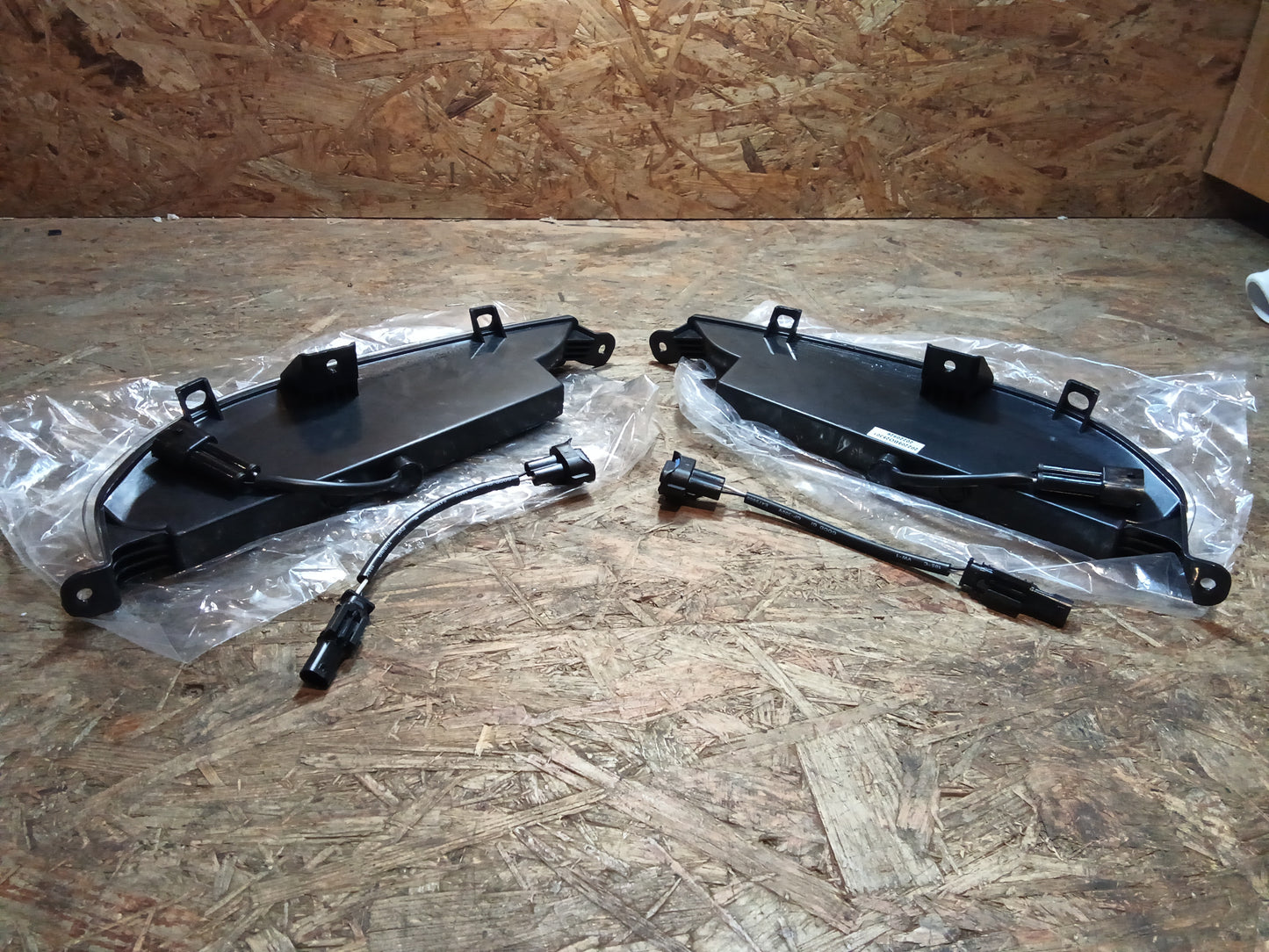 SET S-Klasse W221 LED Tagfahrlicht Set Klarglas Chrom für AMG S65 S63 Stoßstange (31001)