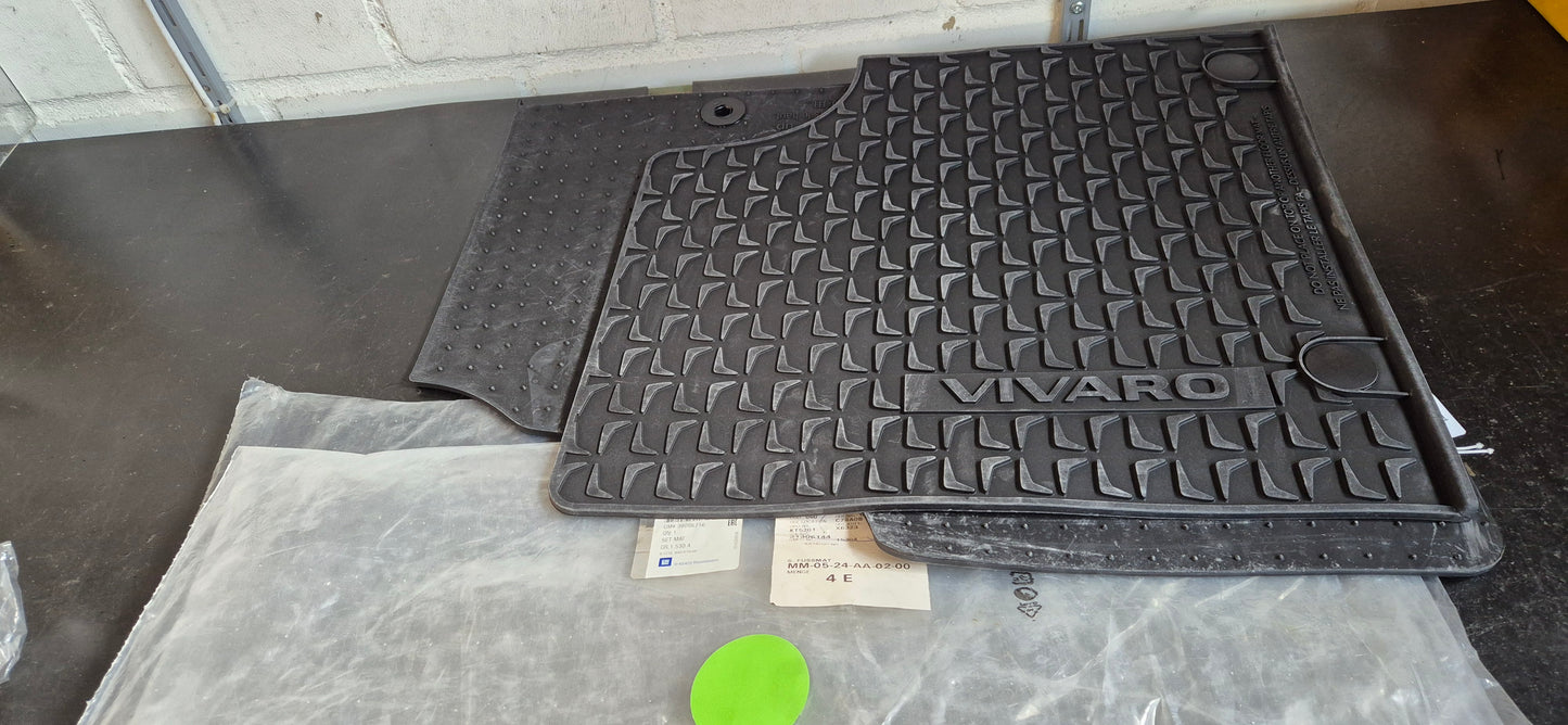Gummimatten Vivaro Satz 2-teilig Original GM Neu