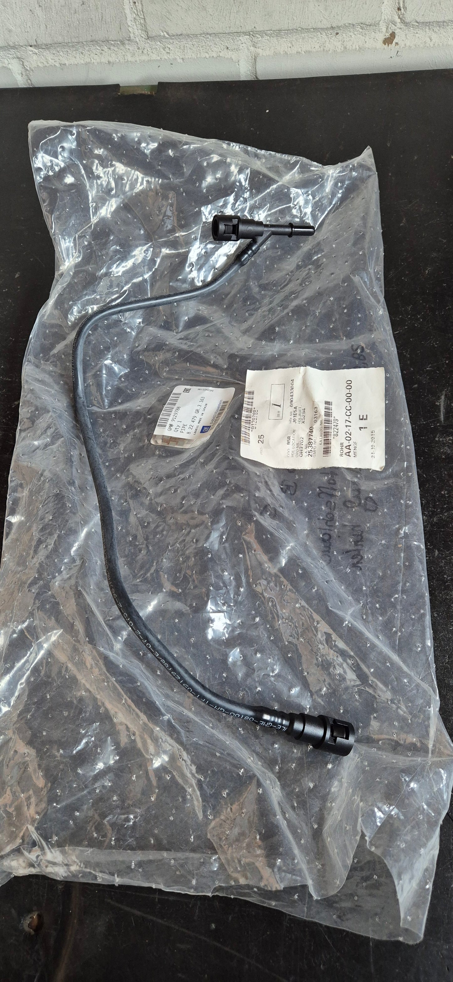 Kraftstoffschlauch Corsa/Tigra Rücklauf hinten Original GM Neu