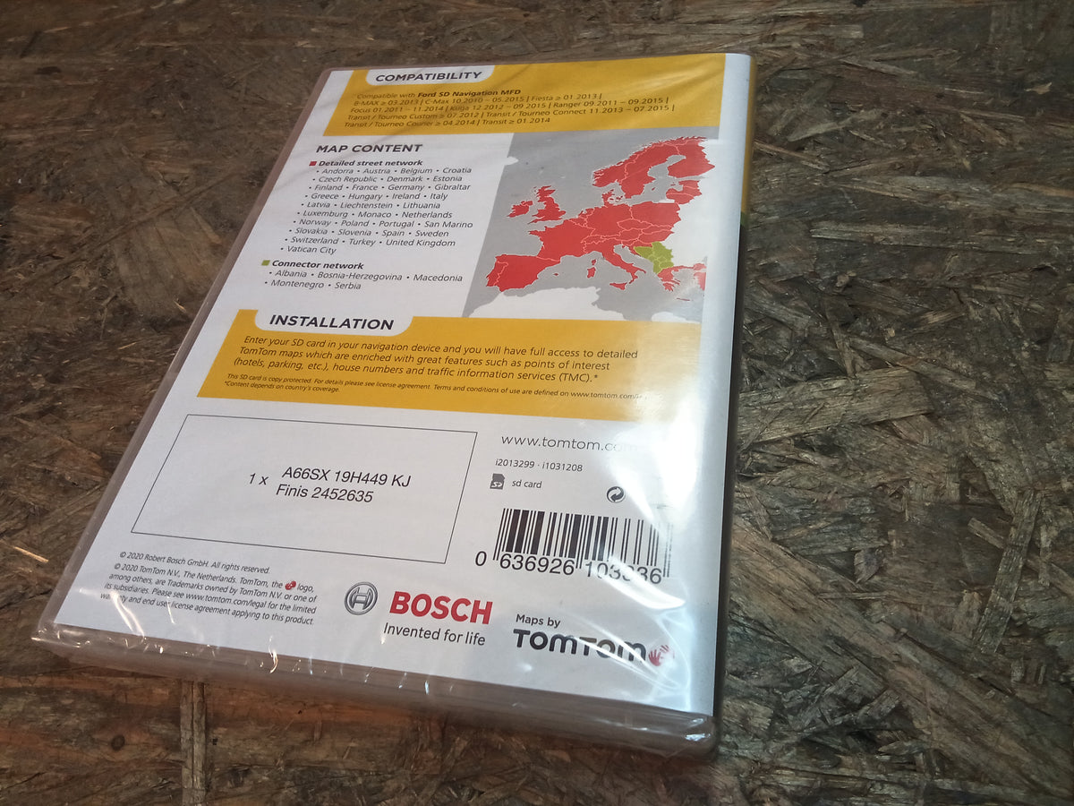 Navigation SD Card Europe - Turkey für Ford MFD 2020 NEU