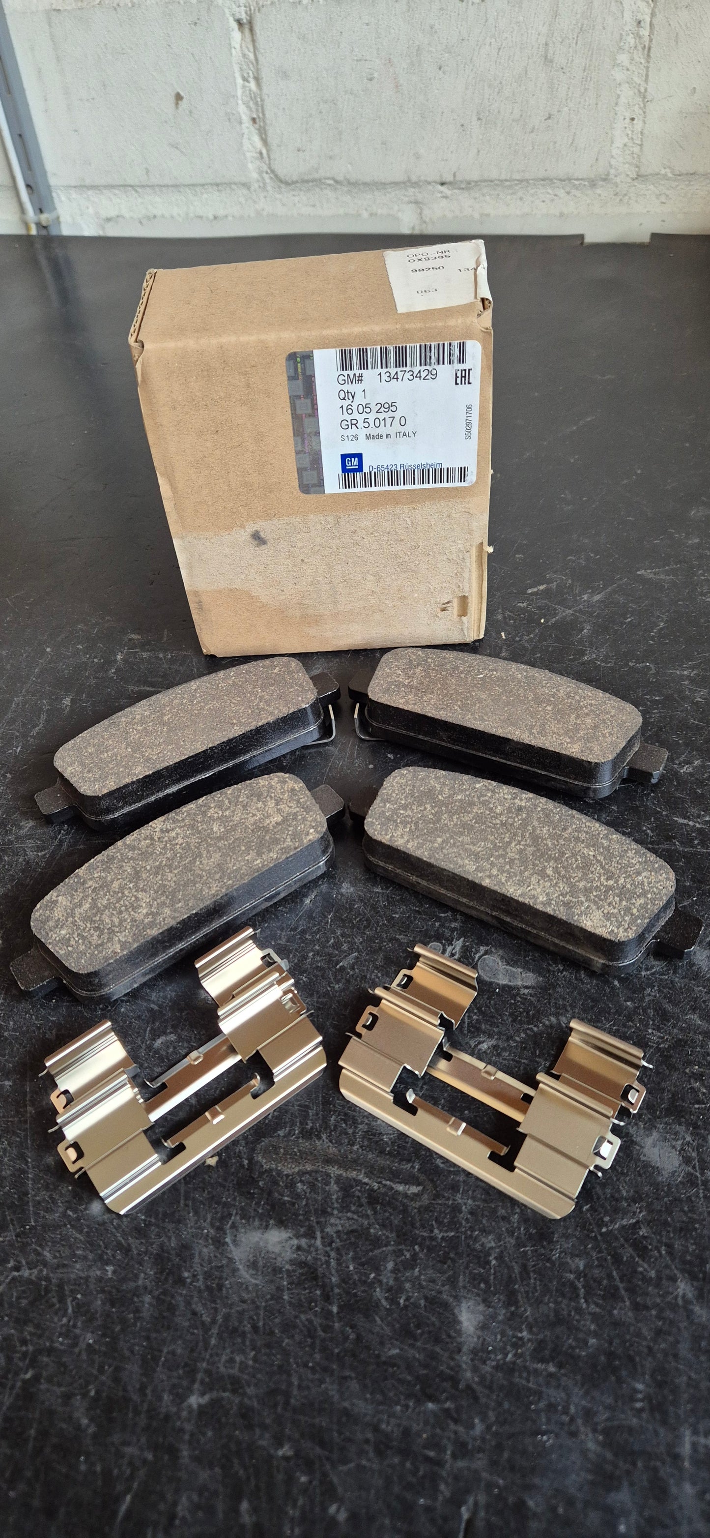 Bremsbeläge Astra / Zafira hinten Original GM Neu