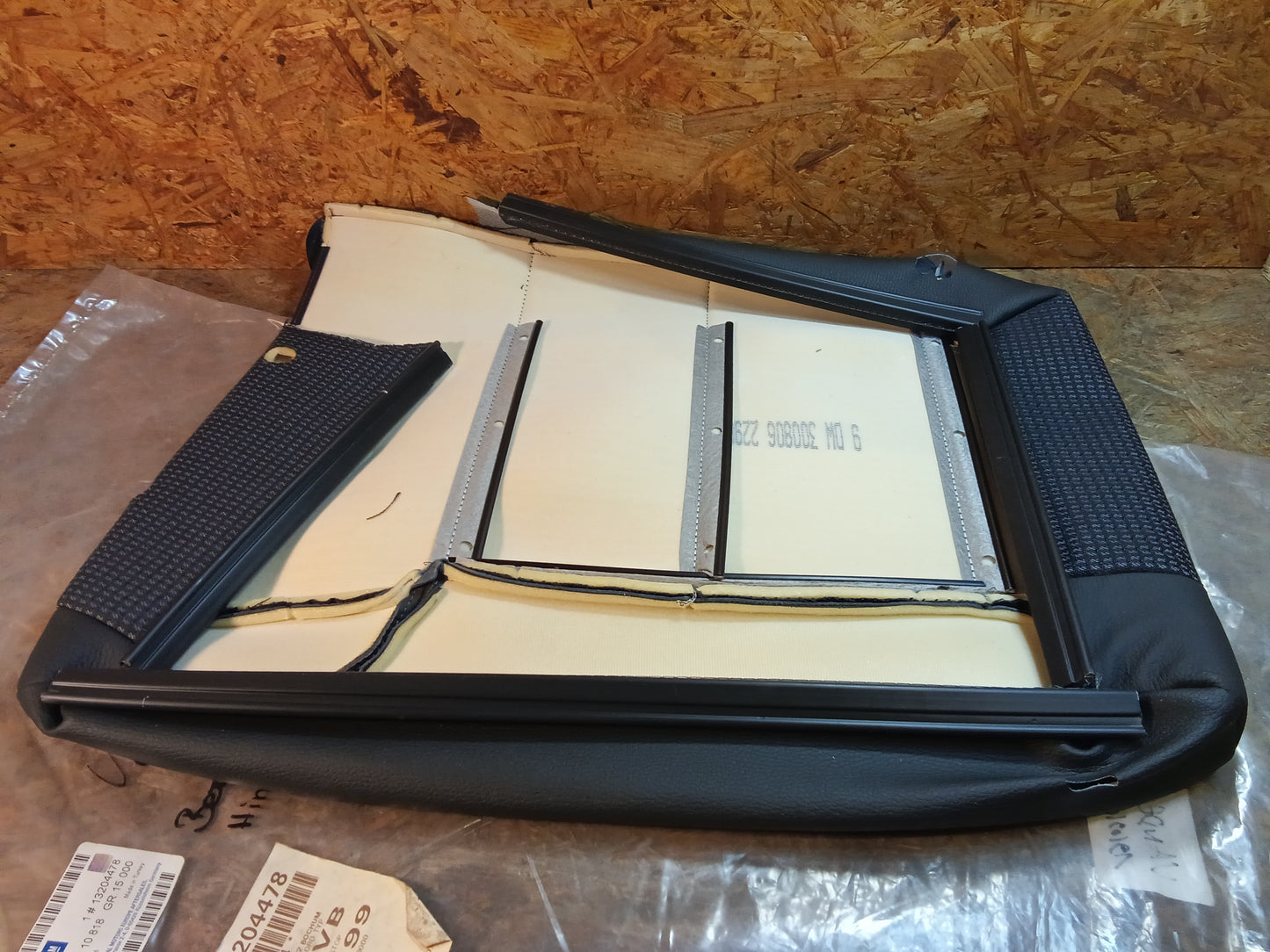 Vectra C Sitzbezug Stoff/Leder Sitzbank hinten rechts original GM NEU
