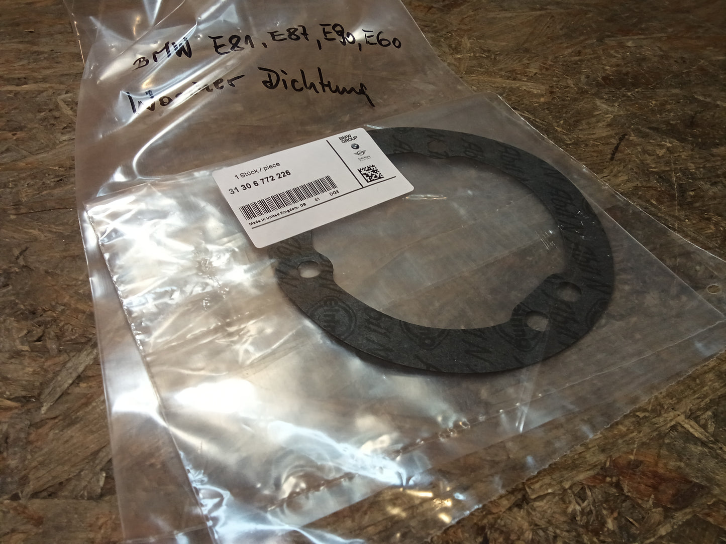 BMW E81,E87,E90,E60 Dichtung Wascher original BMW NEU