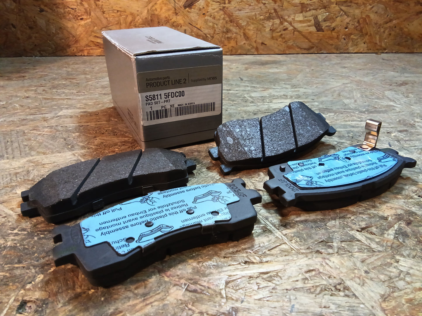 Kia Carens, Clarus, Rio l, Shuma Bremsklötze vorn original Automotive Parts NEU