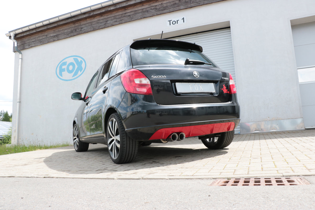 Skoda Fabia Limousine Endschalldämpfer - 2x76 Typ 25