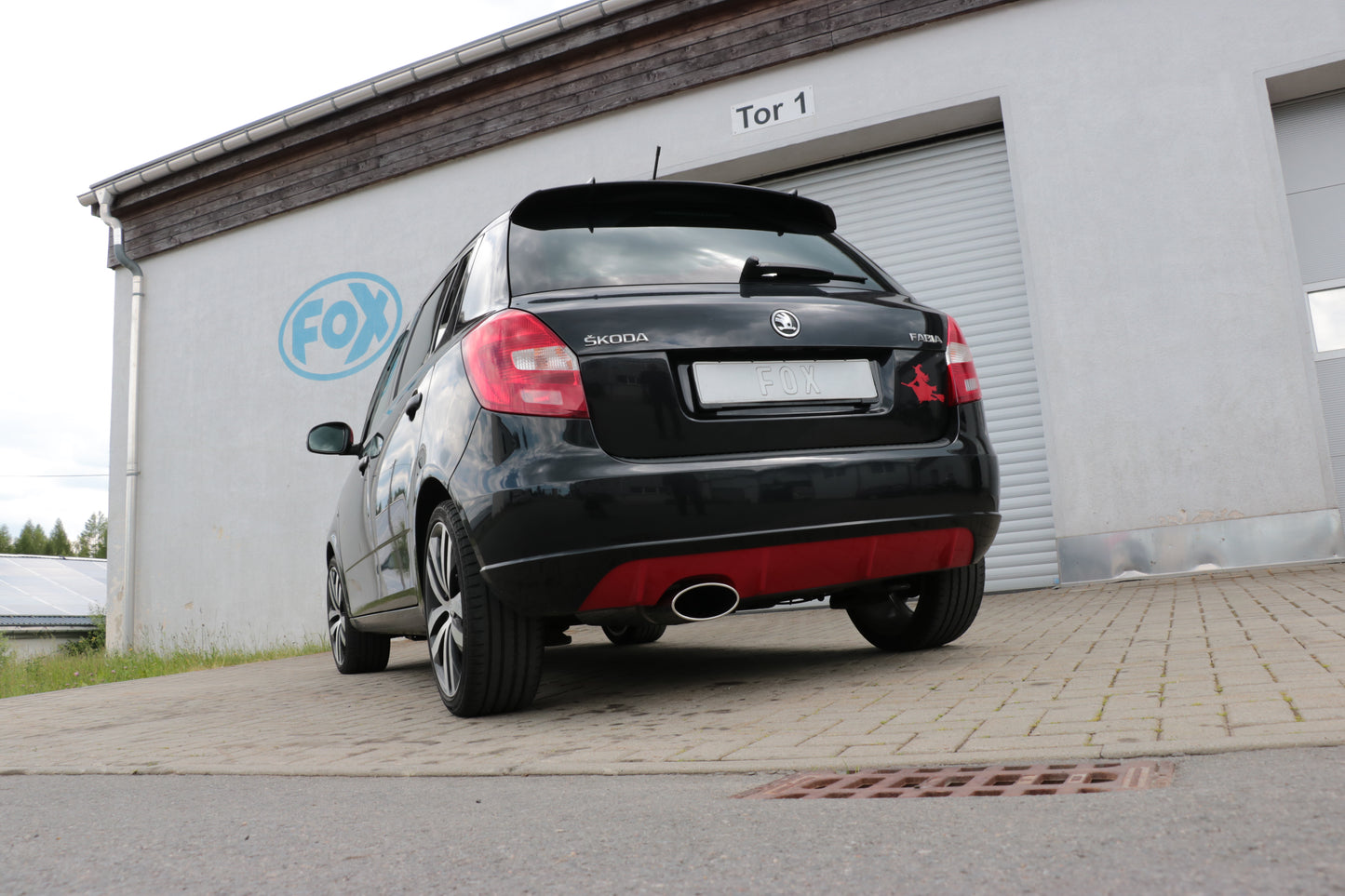 Skoda Fabia Limousine Endschalldämpfer - 160x90 Typ 38
