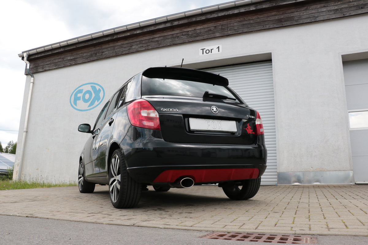 Skoda Fabia Limousine Endschalldämpfer - 140x90 Typ 44