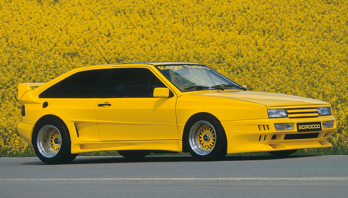 VW Scirocco 2 Rieger Heckflügel Breitbau II mit seitl. Ansätzen GFK,
Gutachten, Montagezubehör