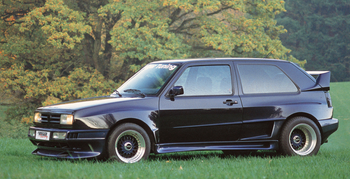VW Golf 2 Rieger Seitenschweller Breitbau II rechts, GFK,
Montagezubehör, Aluwinkelleisten