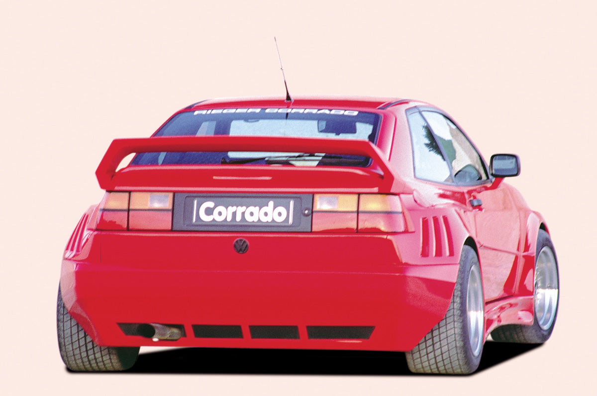 VW Corrado (53I) Rieger Ansatz Breitbau II für Heckflügel, rechts, links, GFK,
inkl. , Montagezubehör