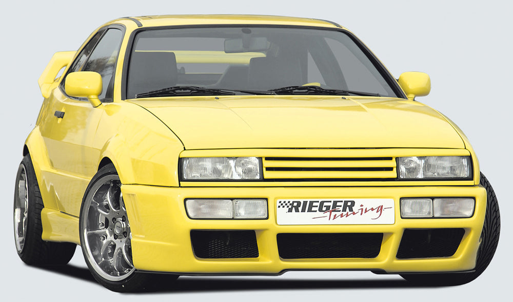 VW Corrado (53I) Rieger Spoilerschwert RS-Four Look für Spoilerstoßstoßstange 20017/19 gekantete Version, für Spoilerstoßstange, ABS,
inkl. Montagezubehör, Gutachten