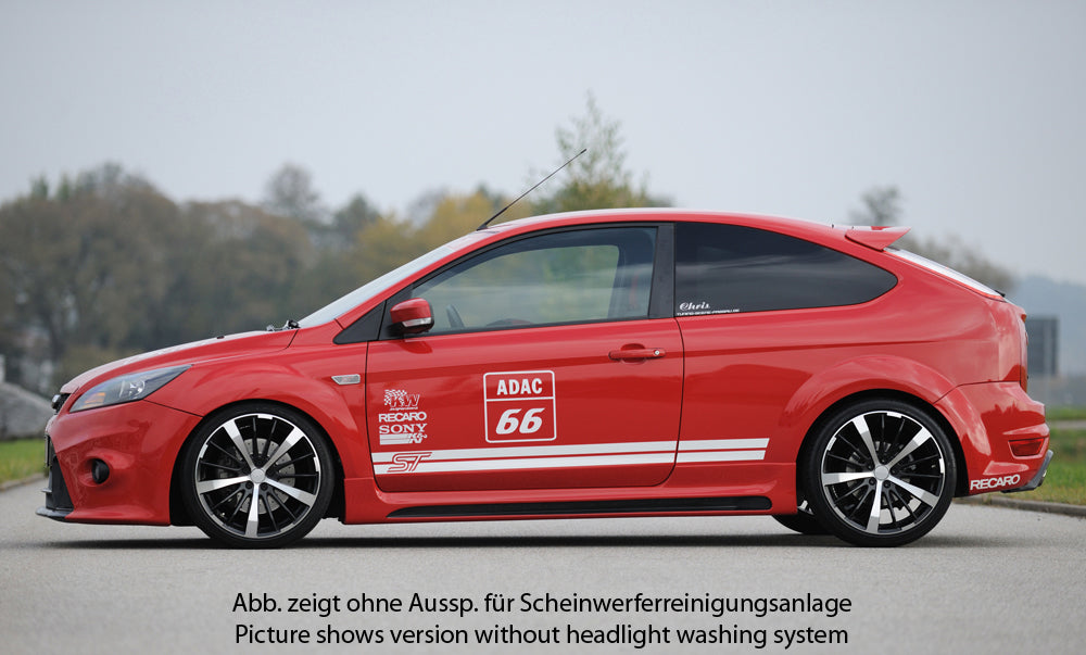 Ford Focus 2 Rieger Spoilerstoßstange ABS, für Fzg. mit Scheinwerferreinigungsanlage,
inkl. Alugitter, Montagezubehör, ABE