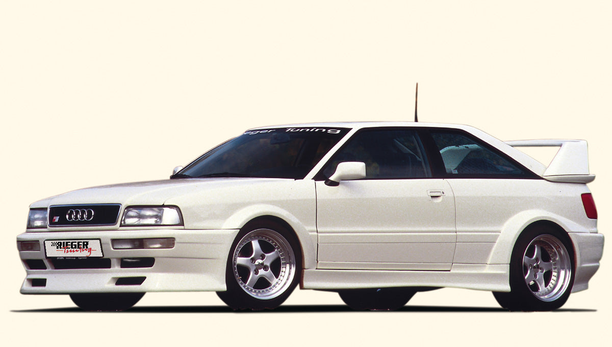 Audi 80 Typ 89 Rieger Seitenschweller Breitbau II (RT05) Typ 89 rechts rechts, GFK,
Montagezubehör, Aluwinkelleisten, Gutachten