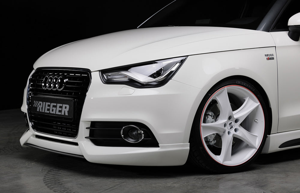 Audi A1 (8X) Rieger Spoilerschwert für Spoilerlippe 44100 mittig, ABS, für Fzg. ohne S-Line Exterieur,
inkl. Montagezubehör, ABE