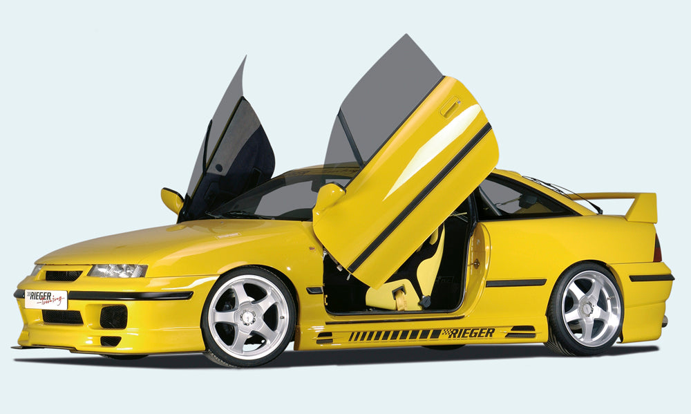 Opel Calibra (A) Rieger Spoilerstoßstange ABS,
inkl. Alugitter, Gutachten, Montagezubehör
