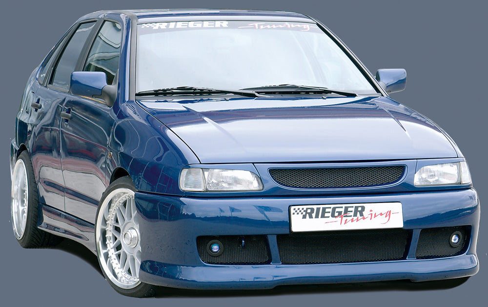 Seat Cordoba (6K) Rieger Spoilerstoßstange --> bis Modell 1999 ABS,
inkl. Alugitter, Gutachten, Montagezubehör