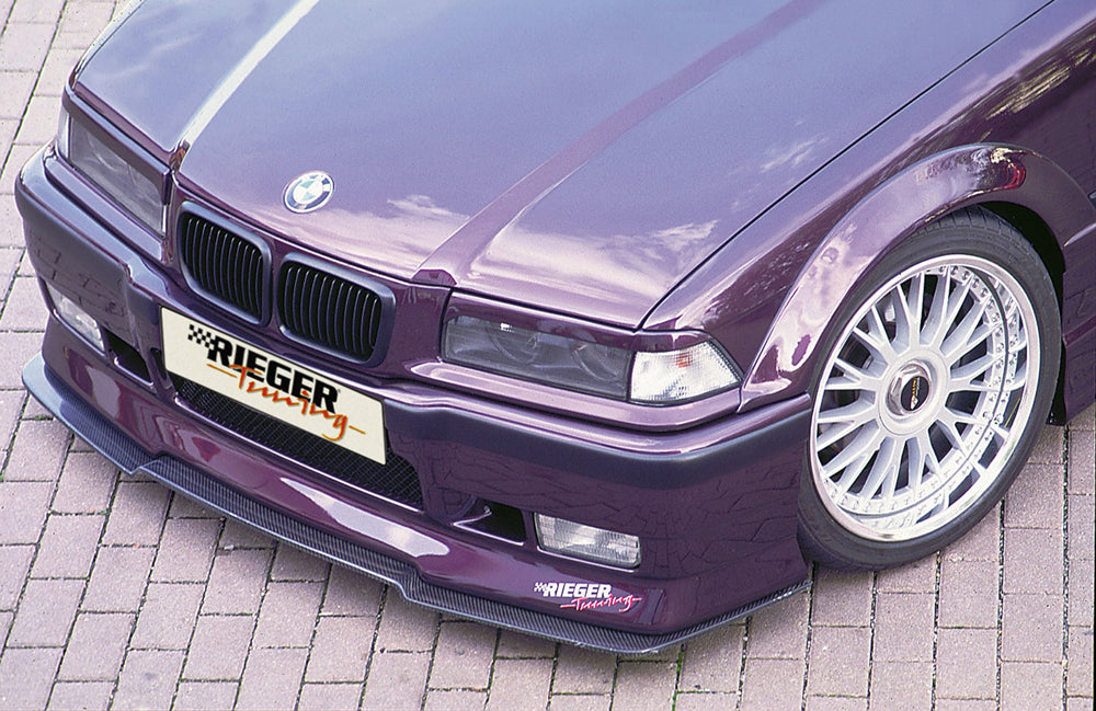 BMW 3er E36 Rieger Spoilerstoßstange RT01 inkl. 2 orig. Luftschächte 51712233361/62 ABS,
inkl. Gutachten, Montagezubehör, Alugitter