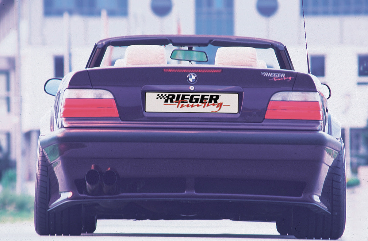 BMW 3er E36 Rieger Heckschwert für Heckschürze 49030/37 u. 50060 ABS,
inkl. Montagezubehör