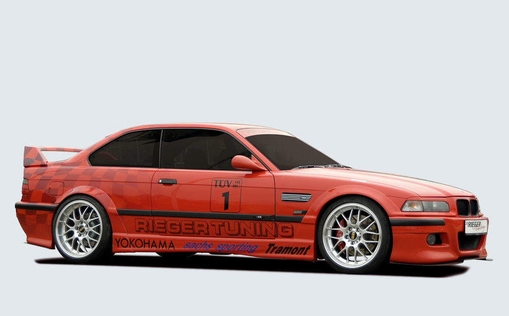BMW 3er E36 Rieger Radlauf Breitbau II links, vorne, GFK